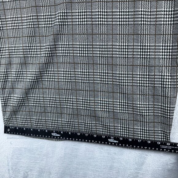Sonja Betro Sheath Mini Dress Houndstooth Puff Sleeves Womens Gray Size X Large - Picture 9 of 13